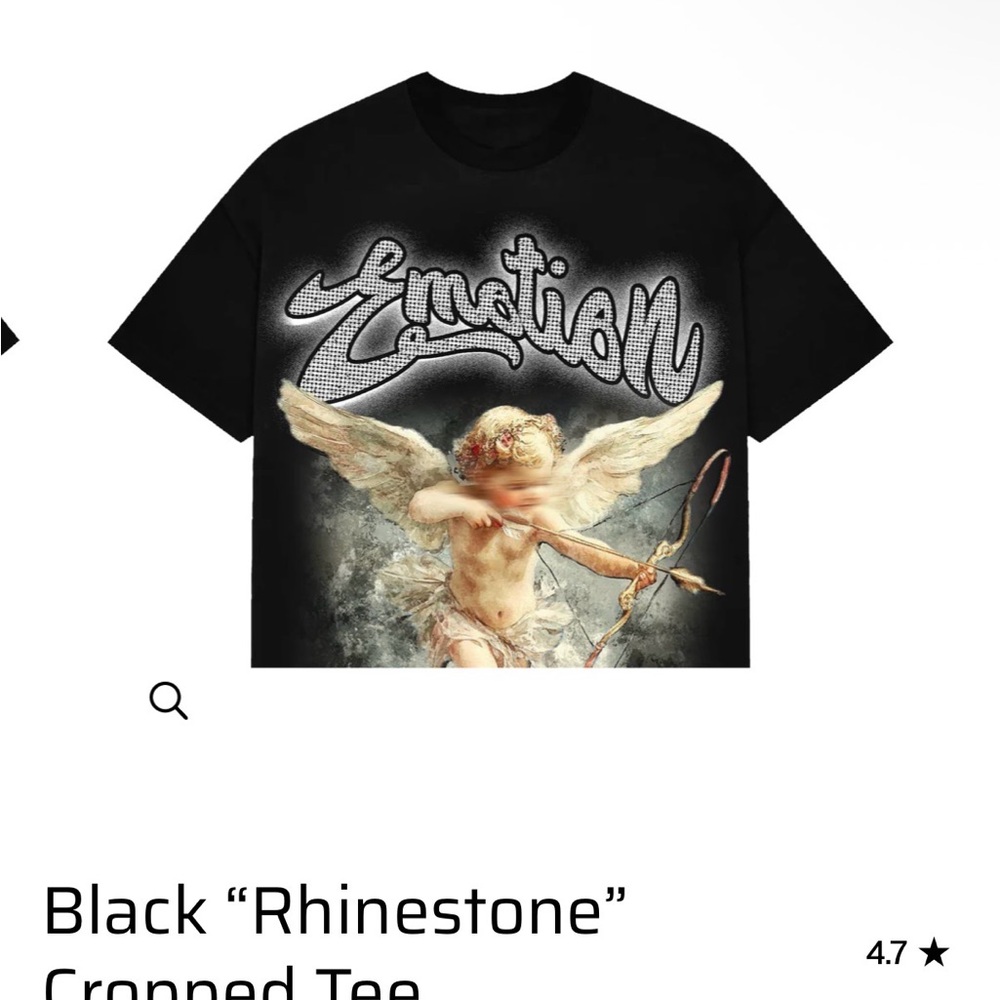 Mixed Emotion Cropped Tee